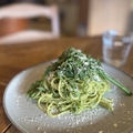 料理メニュー写真&nbsp;大葉とバジルのスパゲッティ