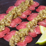 自家製塩ダレと一緒に食べるタンが旨い♪