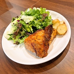 クォーターチキン＆ライスセット(1/4羽)