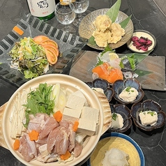 日本酒と肴ちゃこ八のコース写真