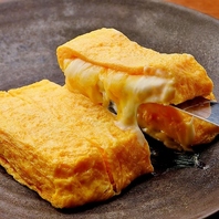 白石市「竹鶏たまご」のチーズだし巻き！トロトロです！