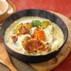 チキンと野菜のクリームシチュードリア