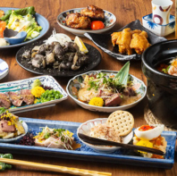 ご予算に応じた飲み放題コース料理をご用意。