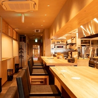 木のぬくもりを感じながらゆったり過ごせる空間◎