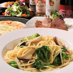 カジュアルに洋食を楽しめる120分飲み放題付パーティコースは全8品4500円☆女子会にもおすすめ♪