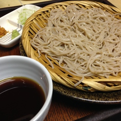 煮干しのお出汁のお蕎麦（かけそば、もりそば）