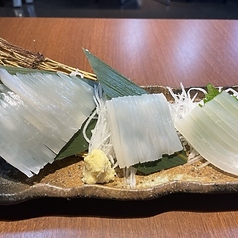 函館産イカ刺身