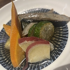 色々野菜の揚げびたし