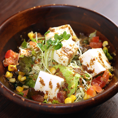 やっこ豆腐金ゴマサラダ