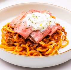 【スタッフおすすめ】牛たんローストビーフ ボロネーゼ (生パスタ使用)