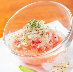 トマトと玉ねぎの甘酢和え