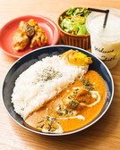 ランチでは、ボリューム満点のスパイスカレーランチをリーズナブルにお楽しみいただけます★