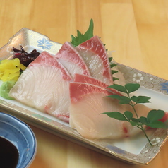 ブランドブリ 刺身/高知カツオ 藁焼き たたき塩orたたきタレ/青森産ひらめえんがわ 刺身or炙り
