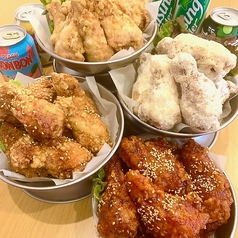 韓国チキンのお持ち帰りやってます