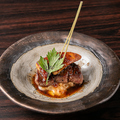 料理メニュー写真&nbsp;【牛串】和牛とフォアグラのロッシーニ風