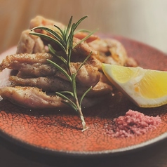 地鶏せせり オーブングリル 赤ワイン塩