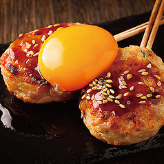 炭火焼き月見牛タンつくね