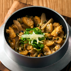 あさりと実山椒の釜めし