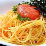 明太子いっぱいのパスタ　女性に人気No.1★のパスタです。　アラカルトがぜ～んぶ308円(税込)♪