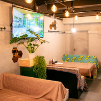 大人数での宴会や貸切パーティーにも！モニター完備◎