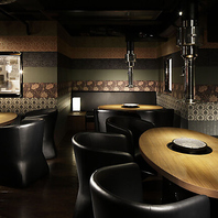 プライベート感を大切にしたお席をご用意しております。