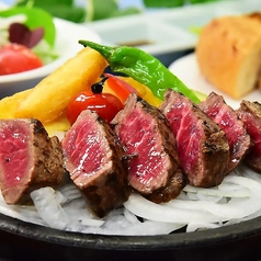 【石焼きディナー・Cコース】国産牛フィレステーキ〈全6品〉～厳選された国産牛フィレ肉～