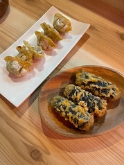 ひとくち揚げ餃子&春雨海苔巻き揚げ