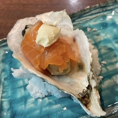 牡蠣×サーモンサワークリーム