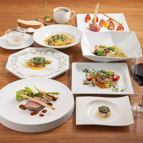 わんちゃんと一緒に楽しめる♪旬の素材を活かした本格フレンチを堪能できる特別空間◎