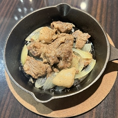 A5ランク黒毛和牛すじ鉄板焼き