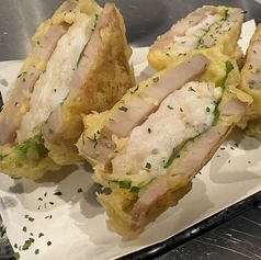 海老蓮根はさみ揚げ