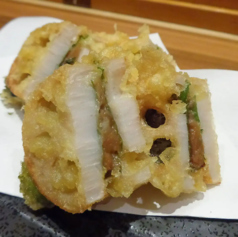 蓮根梅肉挟み揚げ