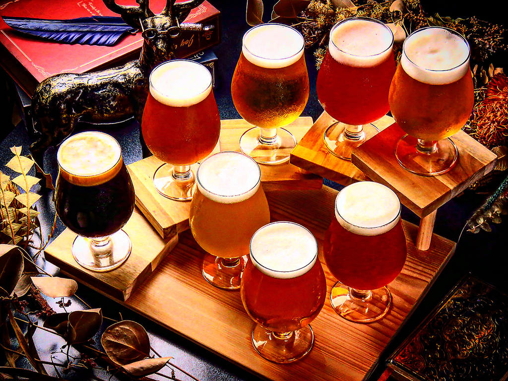 宴会で飲み放題でも楽しめる8種類のクラストビールがおススメ◎