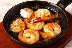 海老のアヒージョ