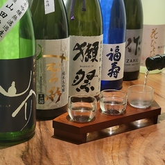 灘の地酒や希少な日本酒を各種ご用意しております