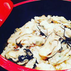 牡蠣ご飯と牡蠣のおすまし