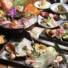 季節の旬な食材を楽しめる季節の会席料理