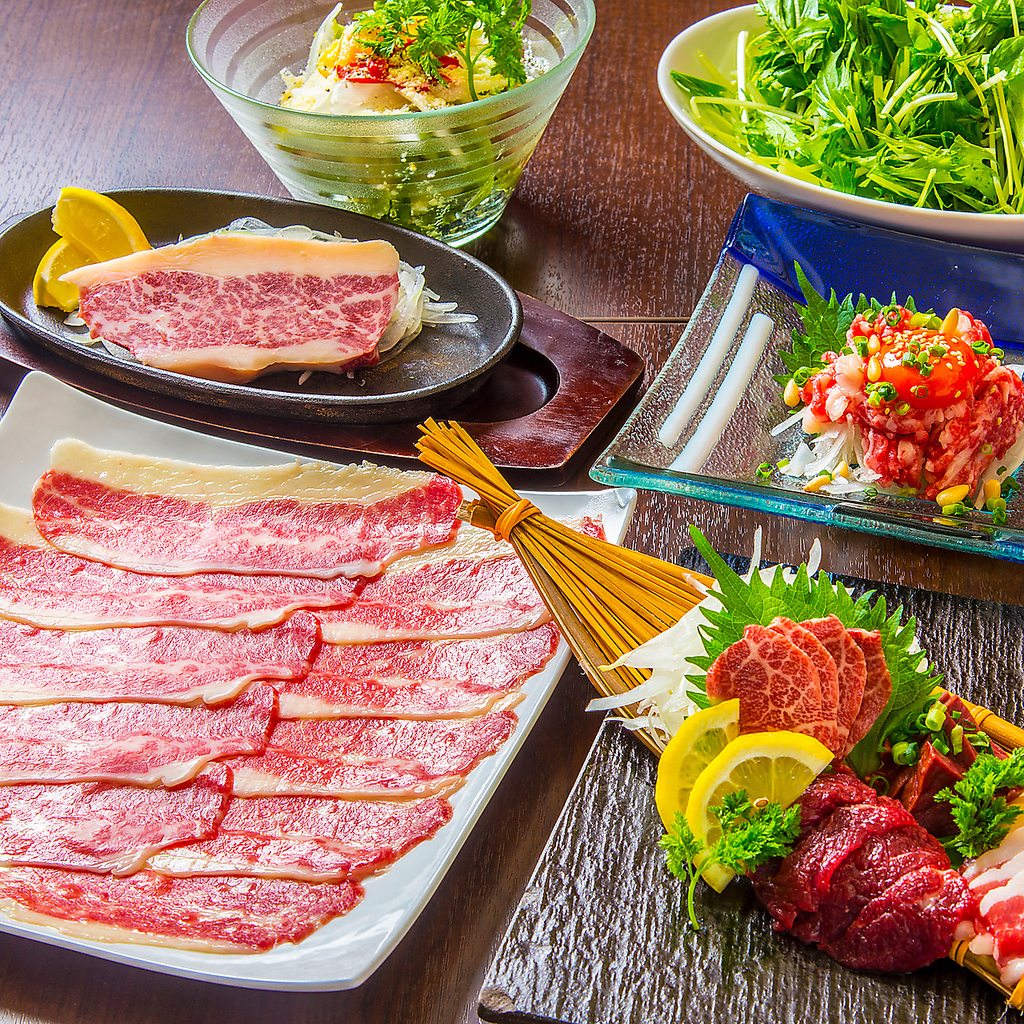 新宿 全席個室 居酒屋 焼き鳥 野菜巻き 刺身 馬刺し 食べ放題　 飲み放題