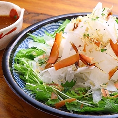 カリカリしらすの大根サラダ