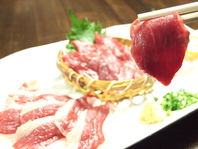 今大注目の馬刺し!