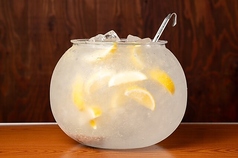 ヤナスト名物　金魚鉢サワー