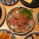 鶏レバーの低温調理。レバー・肉好き・鉄板料理・鉄板居酒屋・立ち呑み