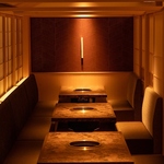 最大20名以上入れる完全個室完備