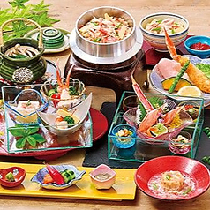 ずわい釜めしとクリスタル重 花彩御膳 ~はないろごぜん~