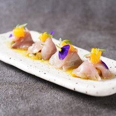 高知県漁港からの本日鮮魚のカルパッチョ