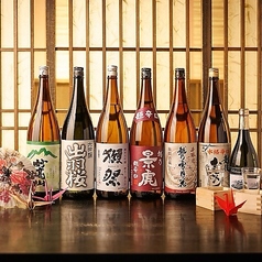 創作和食に合った種類豊富なドリンクの品揃え◎