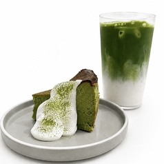Basque Cheesecake × Latte Set - バスクチーズケーキ×ラテセット -