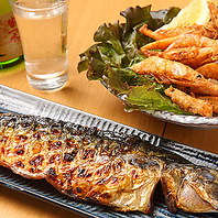 全て豊洲市場から直送の魚を使った多彩な焼き魚の定食！