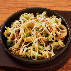 イカとキャベツのゴロマヨ焼き