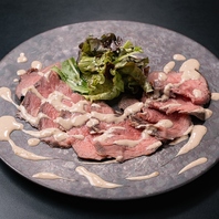 【職人が焼き上げる本格ローストビーフ】